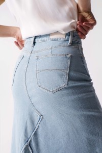 TRUE LONG DENIM SKIRT