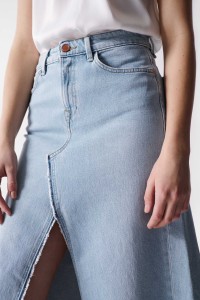 TRUE LONG DENIM SKIRT