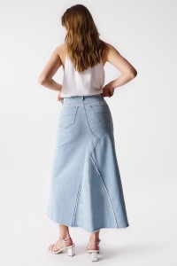 TRUE LONG DENIM SKIRT