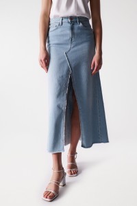 TRUE LONG DENIM SKIRT