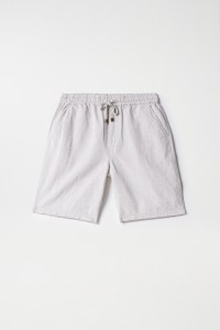 LINEN BLEND SHORTS