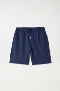 LINEN BLEND SHORTS