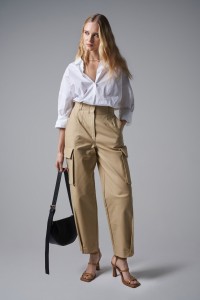 PANTALON CARGO TAILLE HAUTE