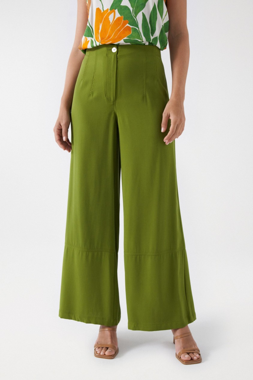 FLOWING PALAZZO TROUSERS