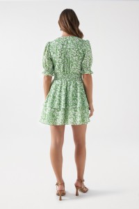 SHORT DRESS WITH PRINT