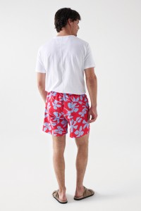 FLORAL PRINT SWIMMING TRUNKS