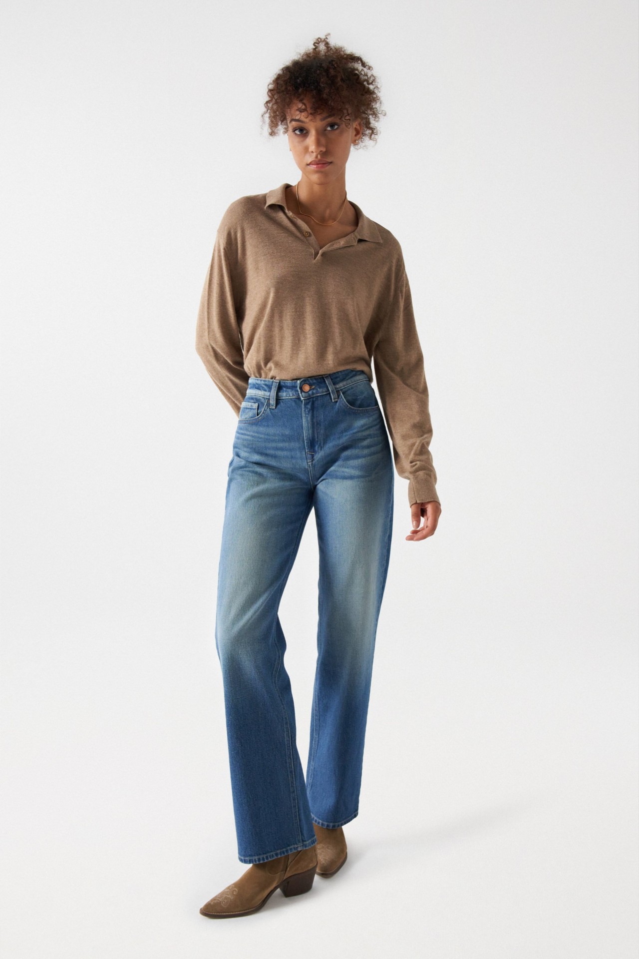 TRUE STRAIGHT DENIM JEANS