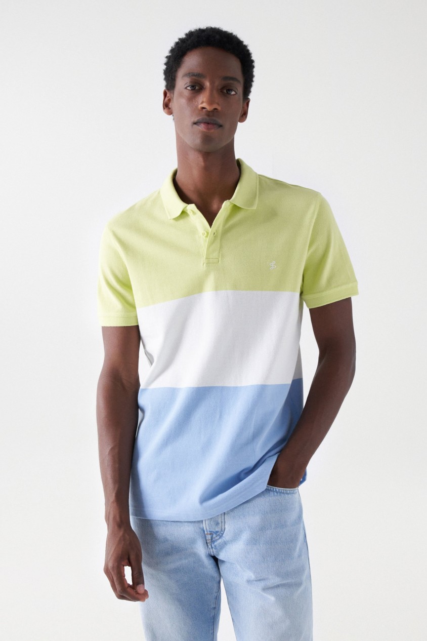 TRICOLOUR POLO SHIRT