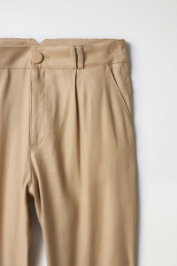 SLIM FIT LEINEN CHINO