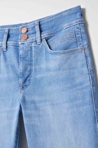 SECRET PUSH IN-JEANS, SLIM-PASSFORM, MIT GLANZEFFEKTEN