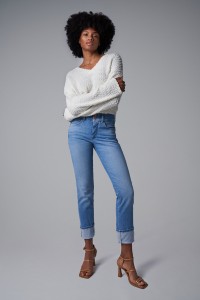 JEANS SECRET PUSH IN SLIM COM BRILHOS