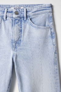 JEAN FAITH PUSH IN CROPPED SLIM AVEC BRILLANTS