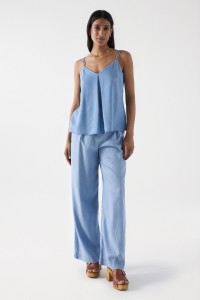 CALAS LIGHTDENIM WIDE LEG