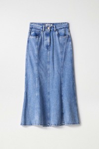 JUPE MIDI EN DENIM