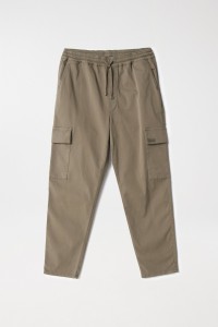 PANTALON CARGO JOGGER EN MAILLE