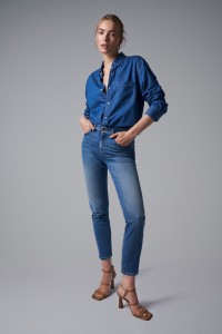 CROPPED TRUE-JEANS, SLIM