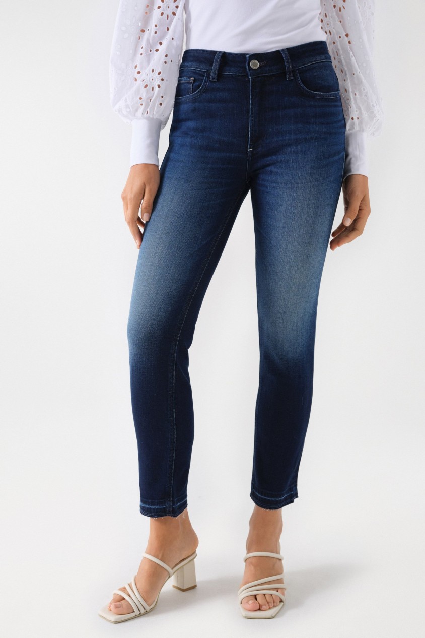 DESTINY PUSH UP-JEANS, CROPPED SLIM-PASSFORM