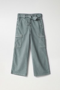 FAITH PUSH IN CARGO JEANS WITH BELT