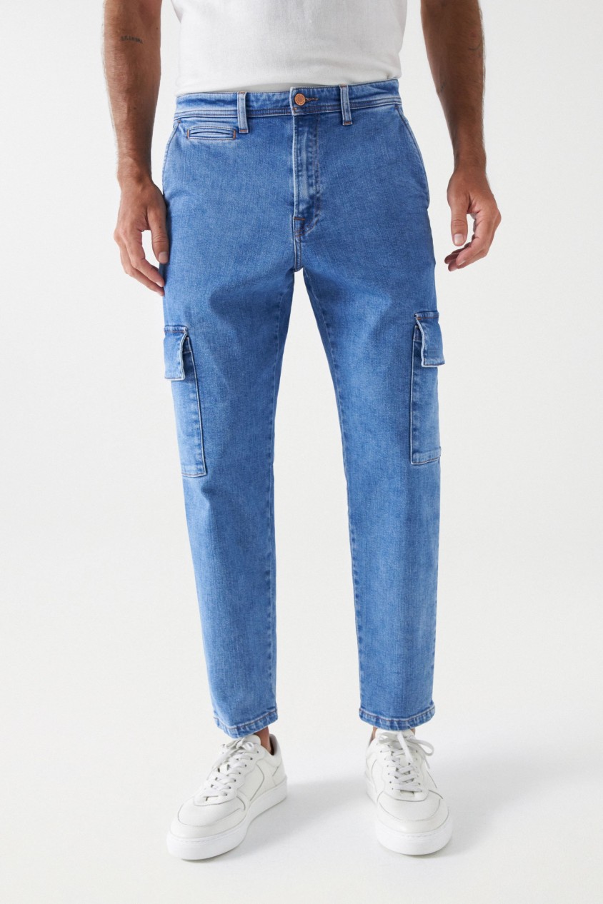 VAQUEROS CARGO CROPPED SLIM