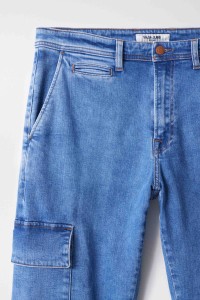 JEANS CARGO CROPPED SLIM