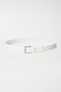 PERFORATED LEATHER BELT