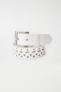 PERFORATED LEATHER BELT