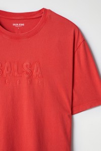 COTTON T-SHIRT WITH SALSA LOGO