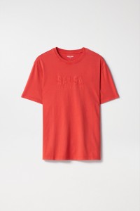 COTTON T-SHIRT WITH SALSA LOGO