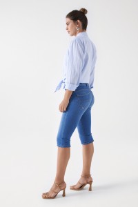 SECRET PUSH IN-BERMUDA-SHORTS AUS DENIM