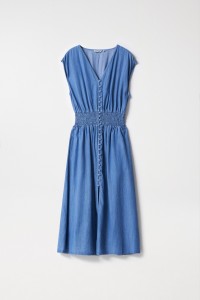 LIGHTDENIM MIDI DRESS