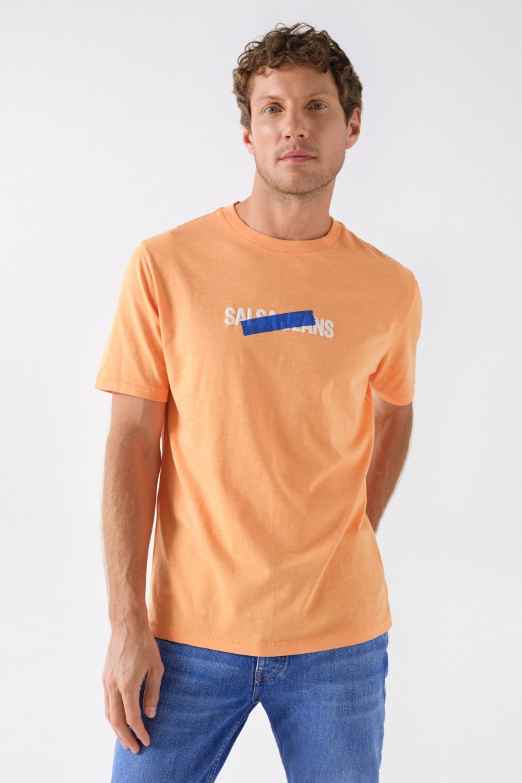 COTTON T-SHIRT WITH SALSA LOGO