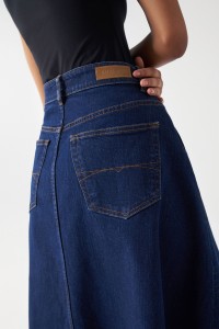 LONG DENIM SKIRT