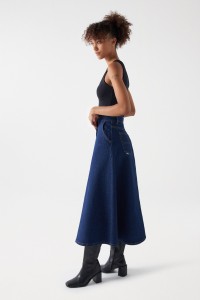 LONG DENIM SKIRT