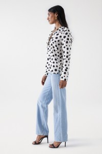 POLKA DOT BLOUSE