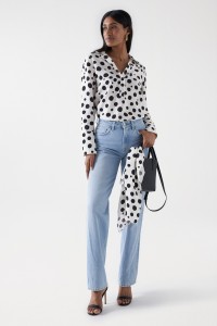 POLKA DOT BLOUSE