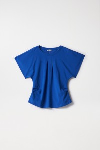 T-SHIRT WITH RUFFLE DETAIL