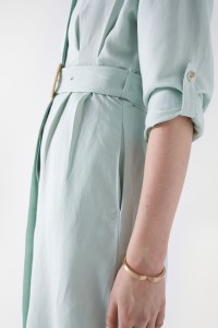 LINEN DRESS WITH BELT