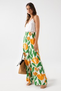 FLOWING PALAZZO TROUSERS