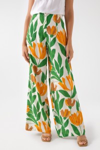 FLOWING PALAZZO TROUSERS