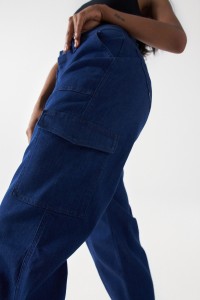 CALAS CARGO EM DENIM