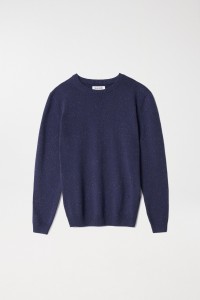 KNITTED JUMPER WITH COLOUR CONTRAST