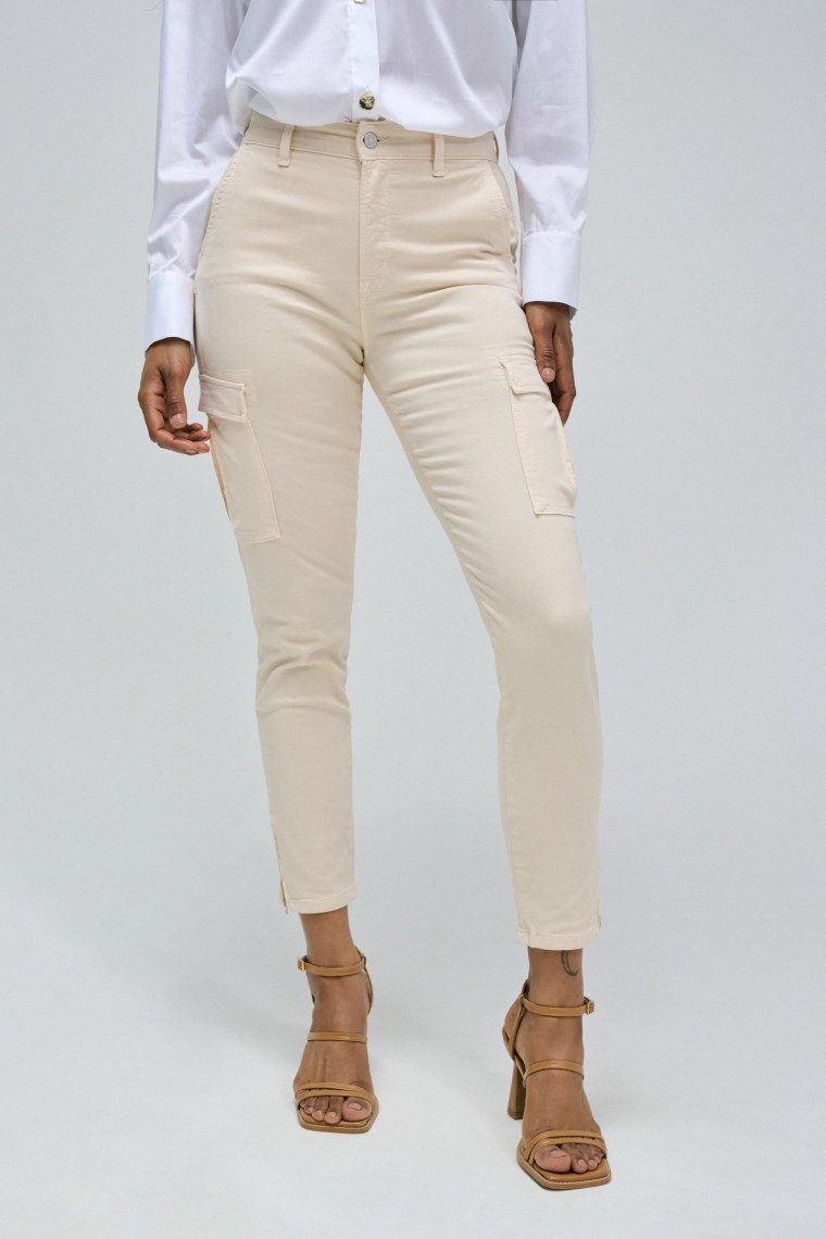 CARGOHOSE FAITH PUSH IN CROPPED SKINNY