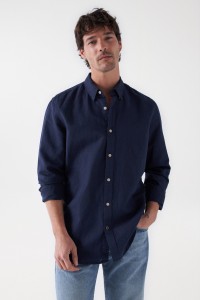 LINEN BLEND SHIRT