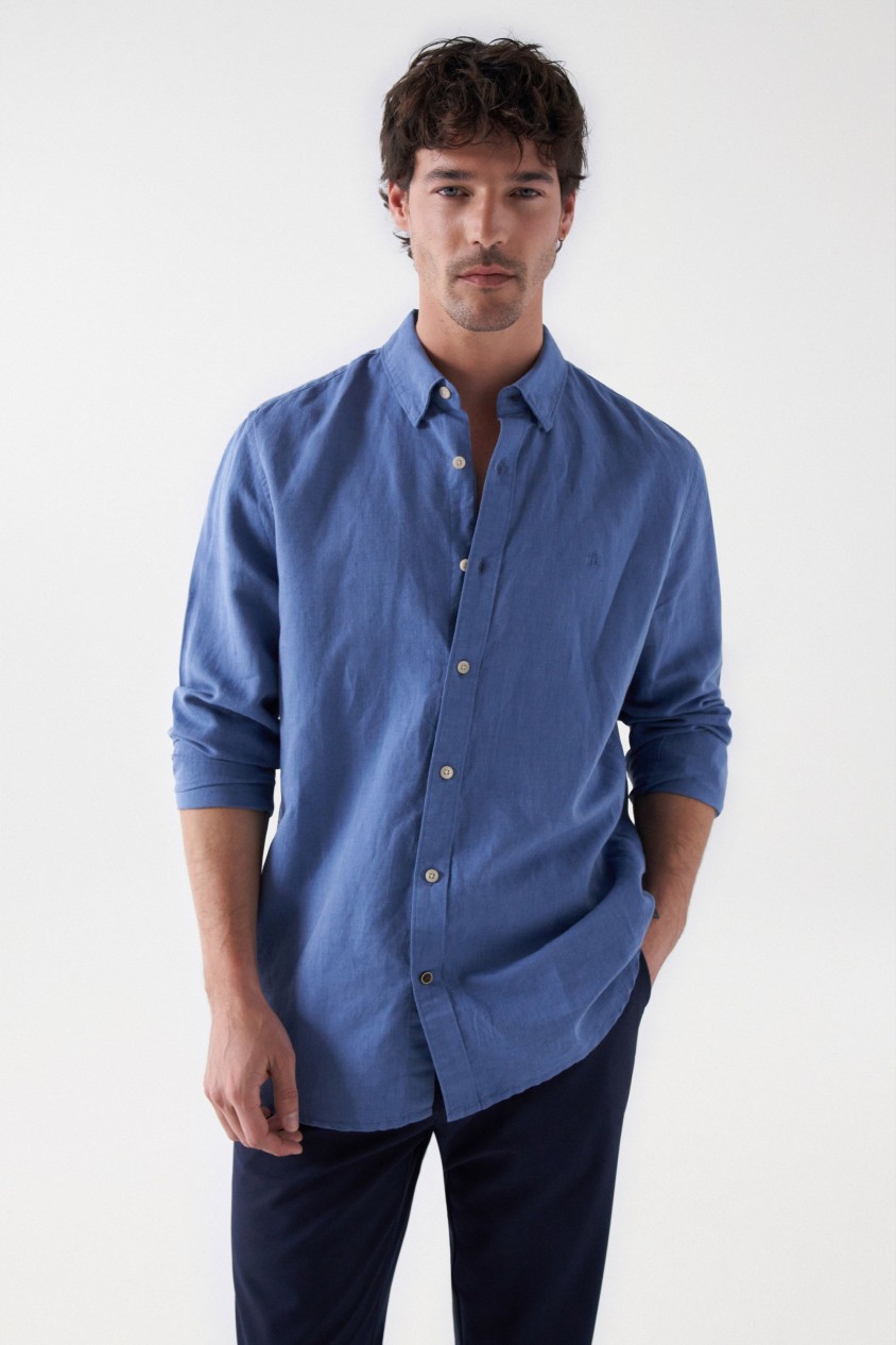 LINEN BLEND SHIRT