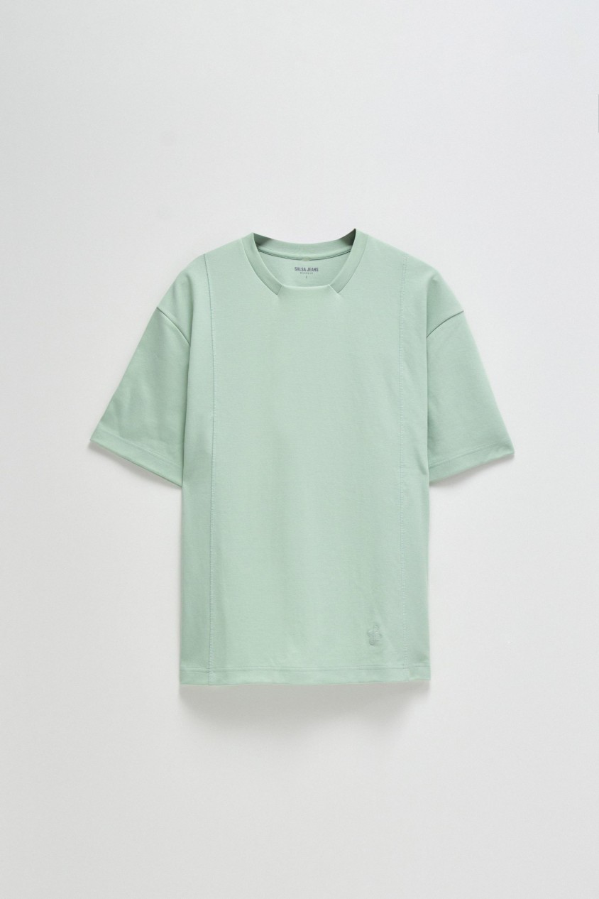 EINFARBIGES OVERSIZE-T-SHIRT