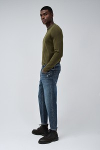 JEANS TAPERED CROPPED SLIM