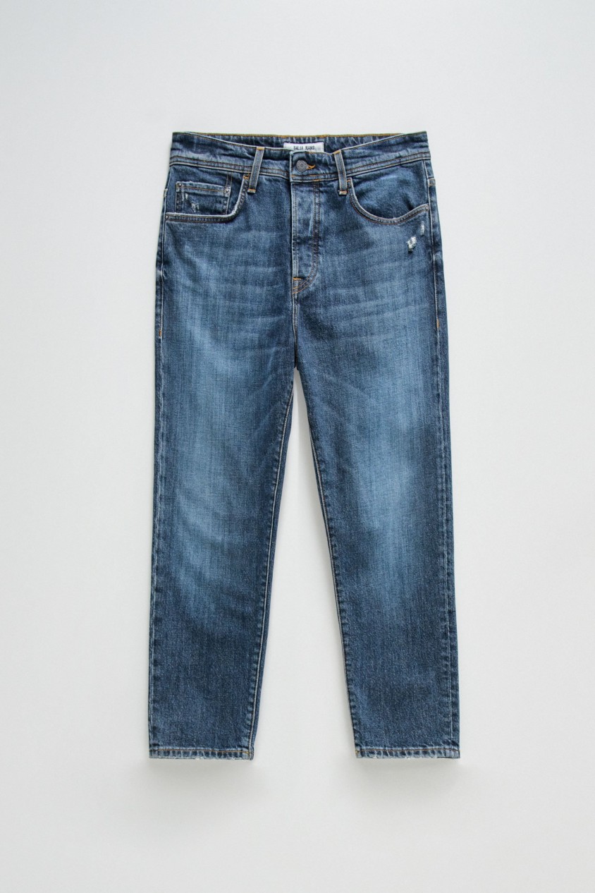 JEANS TAPERED CROPPED SLIM