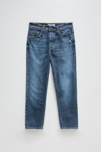 JEANS TAPERED CROPPED SLIM