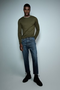 VAQUEROS TAPERED CROPPED SLIM