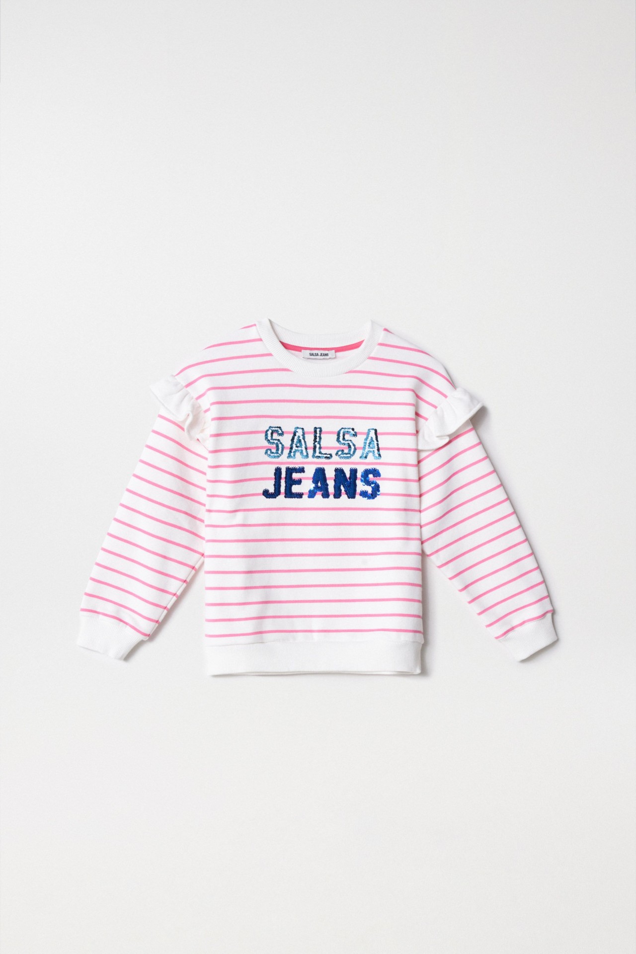 SWEATSHIRT  RAYURES POUR FILLE DITION LIMITE